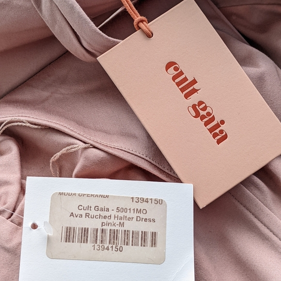 Cult Gaia • Ava Ruched Halter Dress - Picture 7 of 11